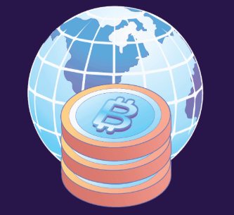 Bitcoin Global Icon